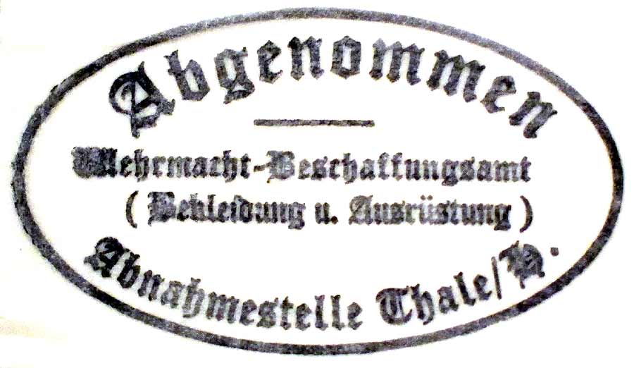German Helmet Dome Stamp