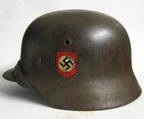 Waffen SS Helmet M40 Swastica