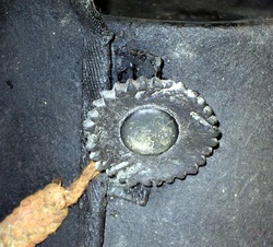 British Waterloo Shako 1815 plume holder close up