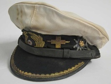 White U-Boat Hat Cover