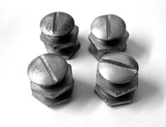 M38 Slotted Steel Helmet Bolts
