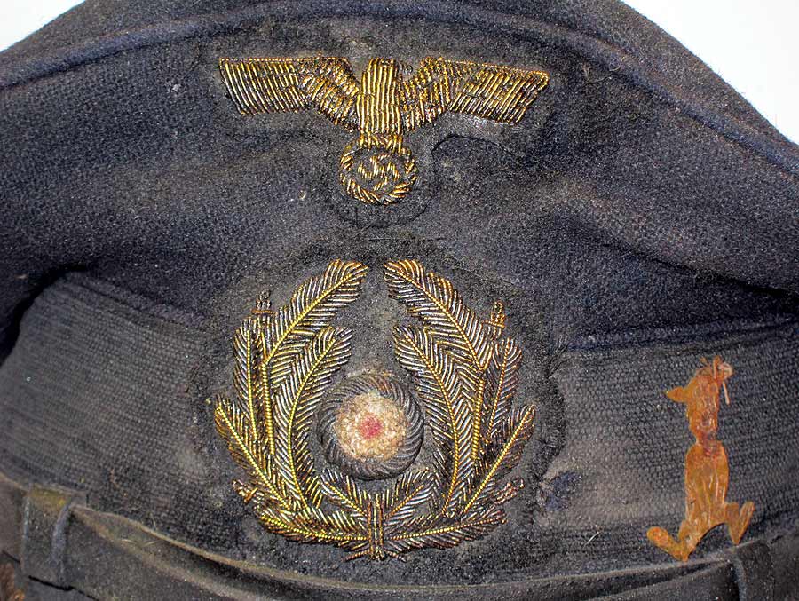 U-30 or U-110 U-boat Hat insignia