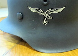 German M42 Helmet Replica Eagle