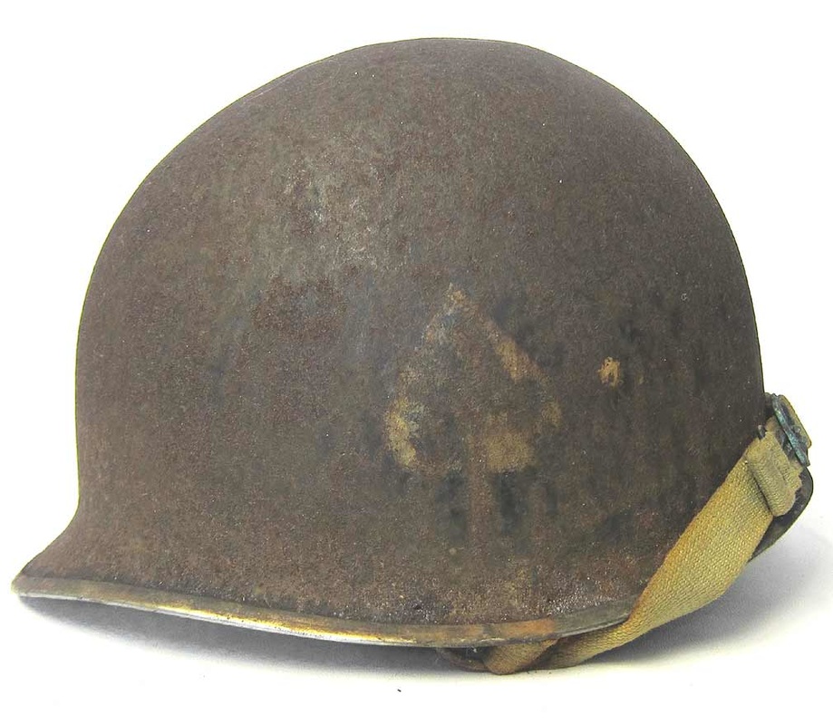 WW2 USA 'D' Bale Paratrooper 101st Airborne Helmet