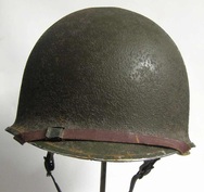 WW2 USA M2 11th Airborne Helmet Front