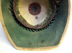 1882 Coldstream Guards FS Helmet Green Cotton Liner