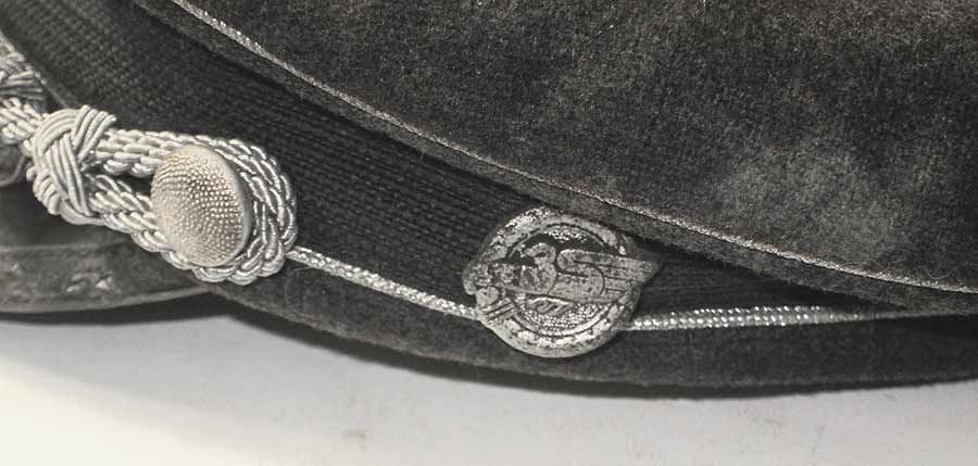 Fallschirmjager Cap 3'd Division Schimpf Badge