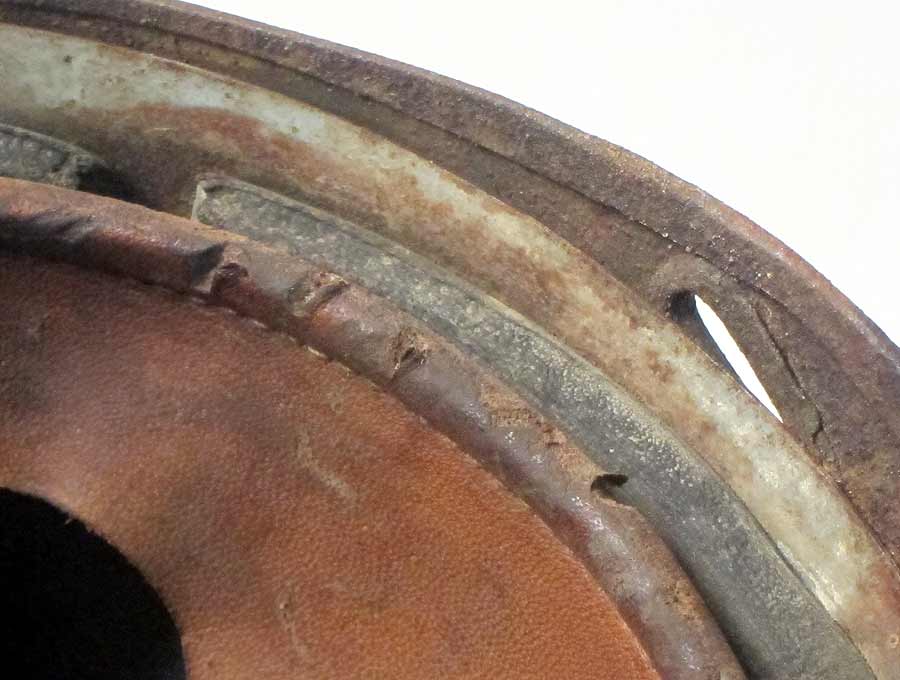 M36 Fallschirmjager Helmet liner close up