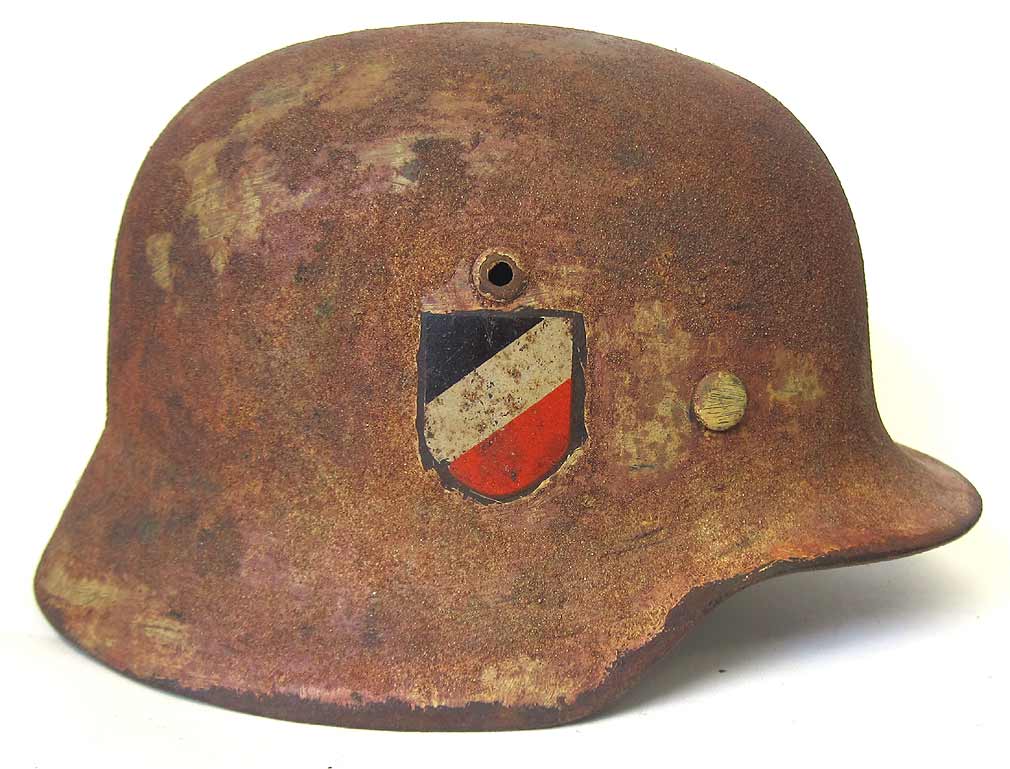 WW2 German Army Helmet - Refurbished