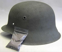 WWII German Helmet Aluminium Oxide