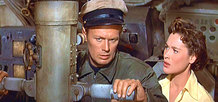 1954 film Richard Widmark Hat Film Still Richard Widmark Film Still in U-Boat submarine