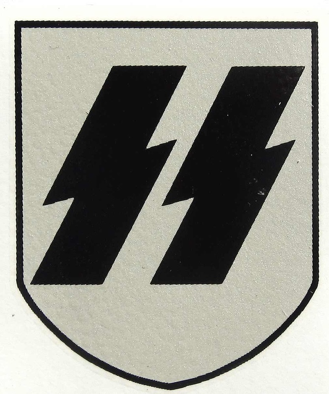 WW2 SS 'Fat Runes' Decal Leibstandarte SS Adolf Hitler LSSAH 