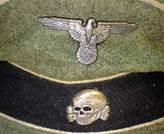 Waffen SS Crusher Cap Deaths Head & Eagle