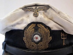Kreigsmarine Navy U-Boat Hat Front U-37