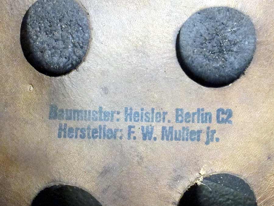 M38 Fallschirmjager Helmet liner markings