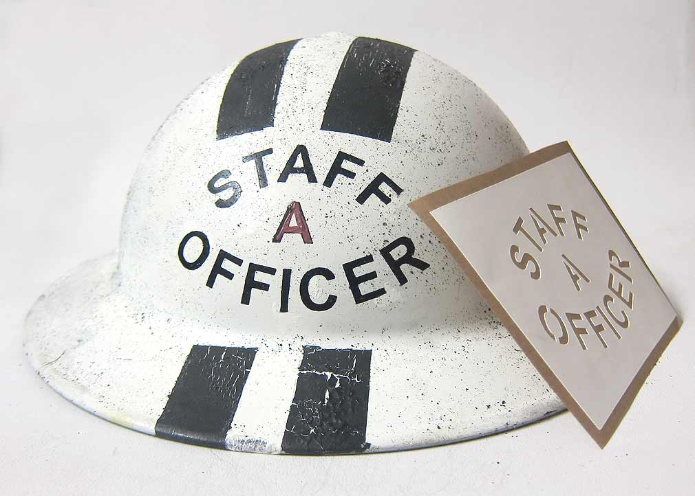 WW2 Ambulance Staff Officer Stencil