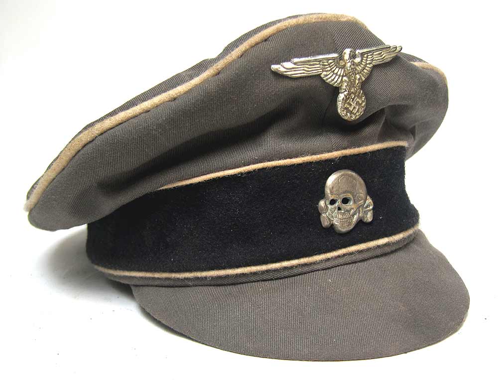 Waffen SS Crusher Cap Trikot with cloth covered peak