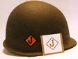 505th PIR Helmet Stenil 1'st Batallion - Jack of Diamonds