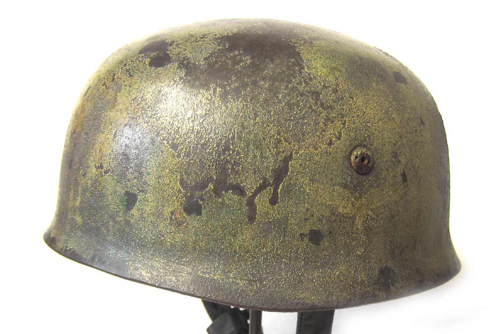 German Paratrooper Helmet M38 Early War Helmet ET71 Normandy Camo