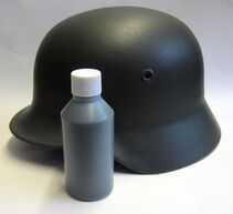 WW2 German Helmet Paint
