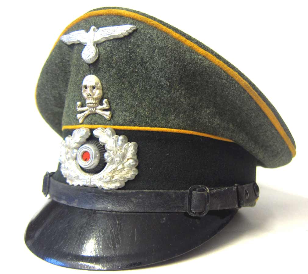 WW2 German Army Cavalry NCO Visor Cap 