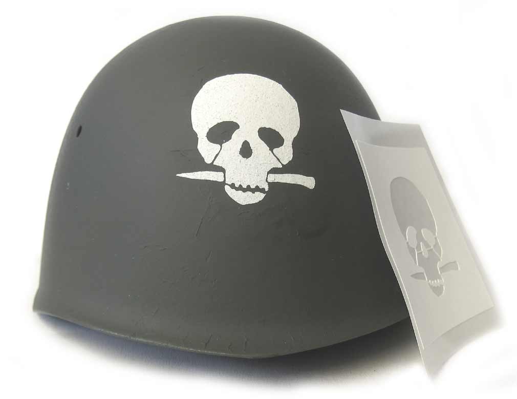 WW2 Italian Black Brigade - Helmet Stencil - Brigate nere Stencil Casco