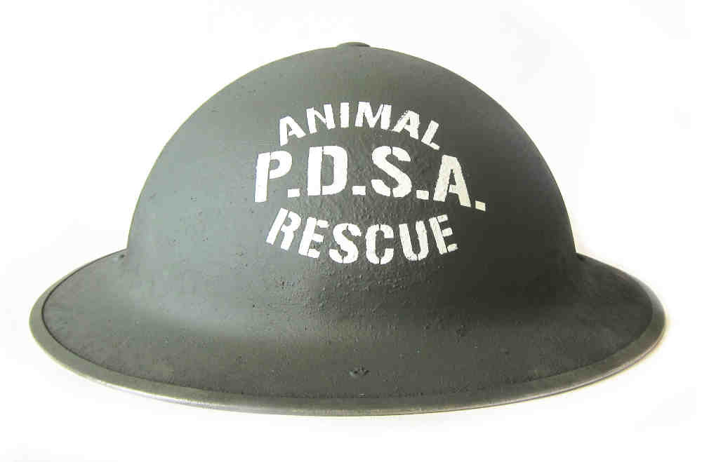 WW2 British Animal PDSA Rescue Helmet Stencil