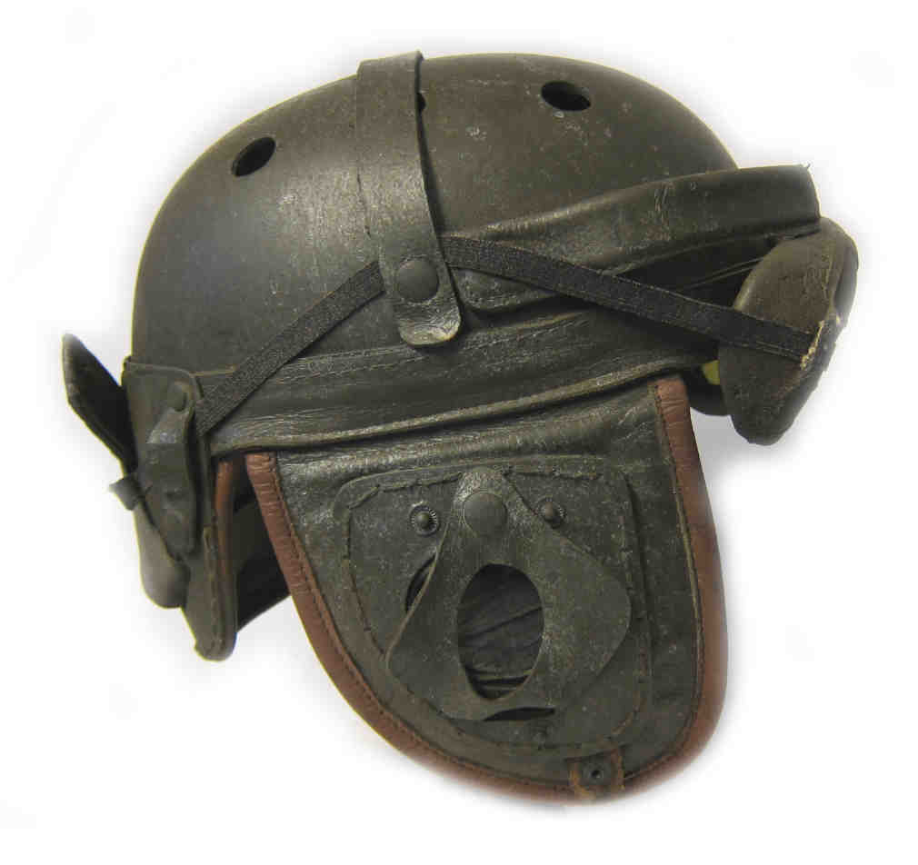 WW2 USA M1938 Tanker Helmet & M1021 goggles - Armoured Division