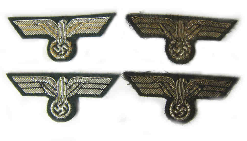 German Heer (Army) Bullion Officers Cap Eagle