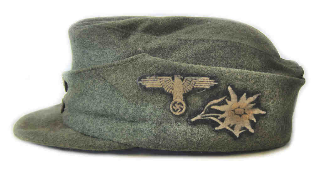 Waffen SS Gebirgsjäger Bergmütze mountain cap  - AGED 