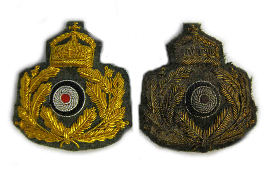 WW1 German Marine Corps Flanders Officer Badge