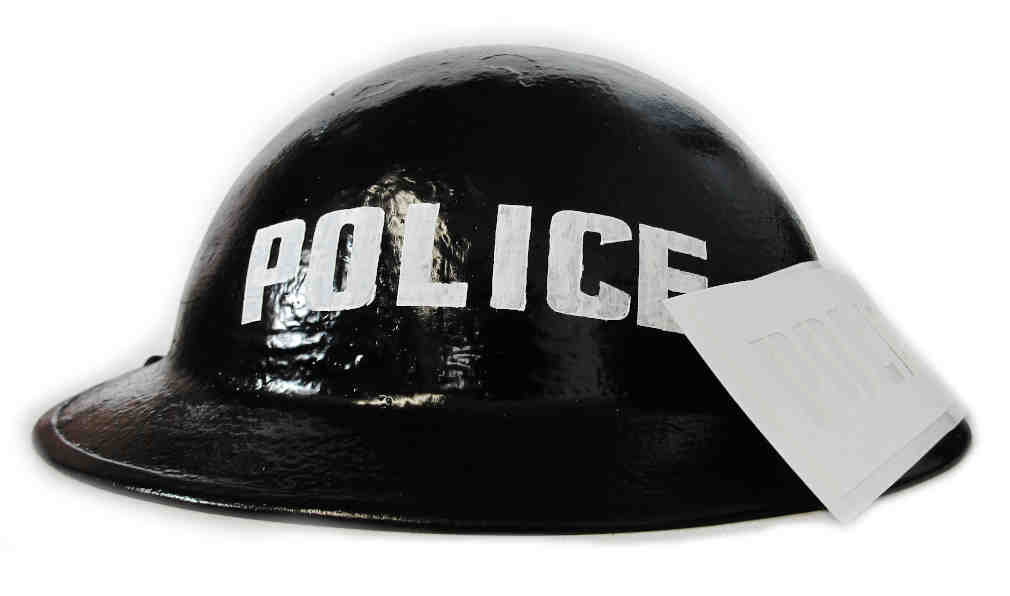 WW2 British Police Helmet Stencil Version 2