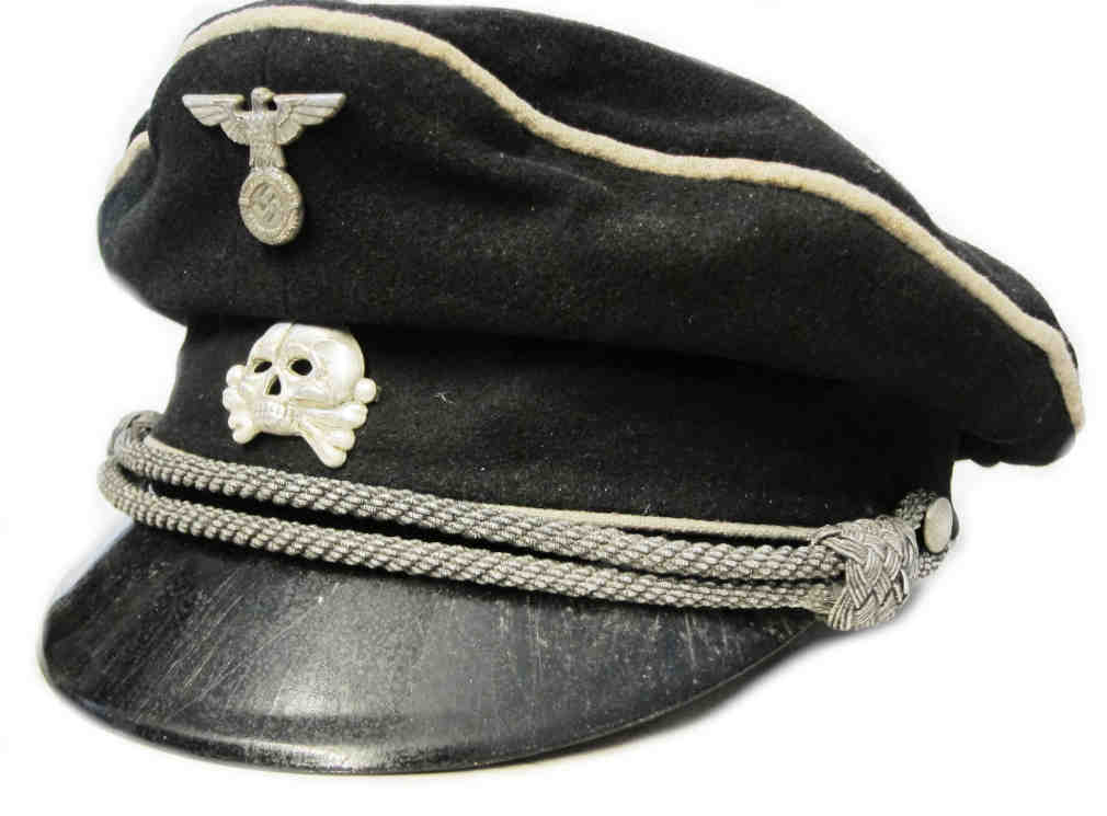 Allgemeine SS Officers Peaked Cap EREL Early Badges