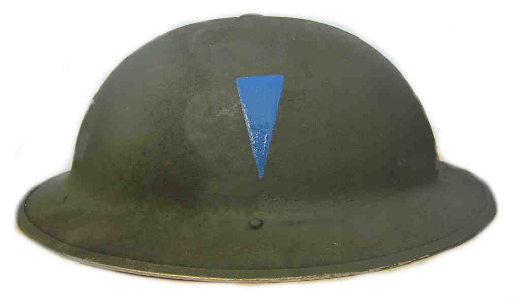 WW2 British Irish Guards Helmet Stencil
