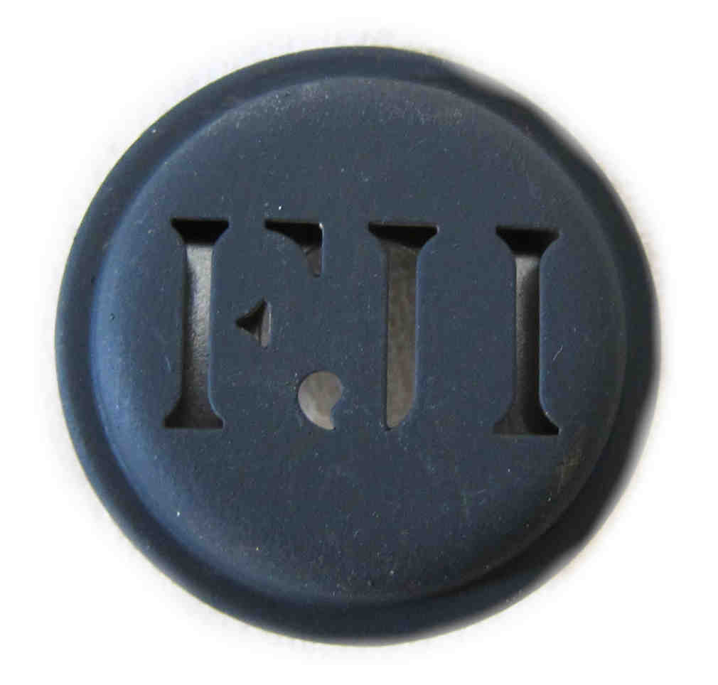 Austrian Hungarian FJI Cap Badge - Enlisted k.u.k. Brass & Steel Blue/Grey