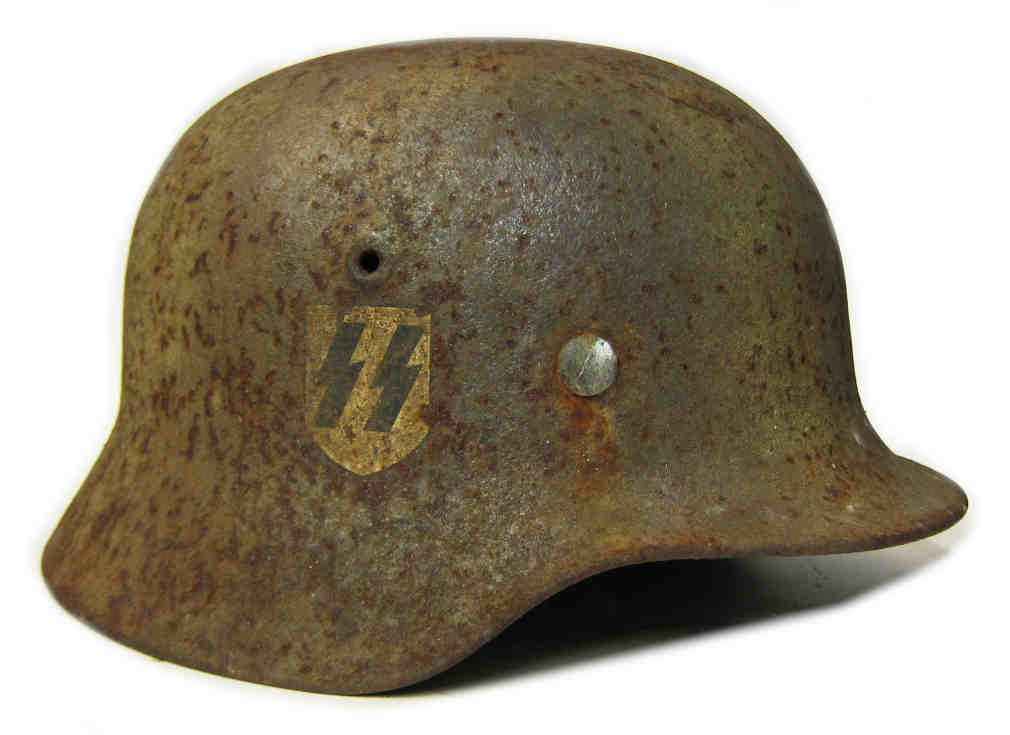Waffen SS Normandy M40 Helmet Refurbishment