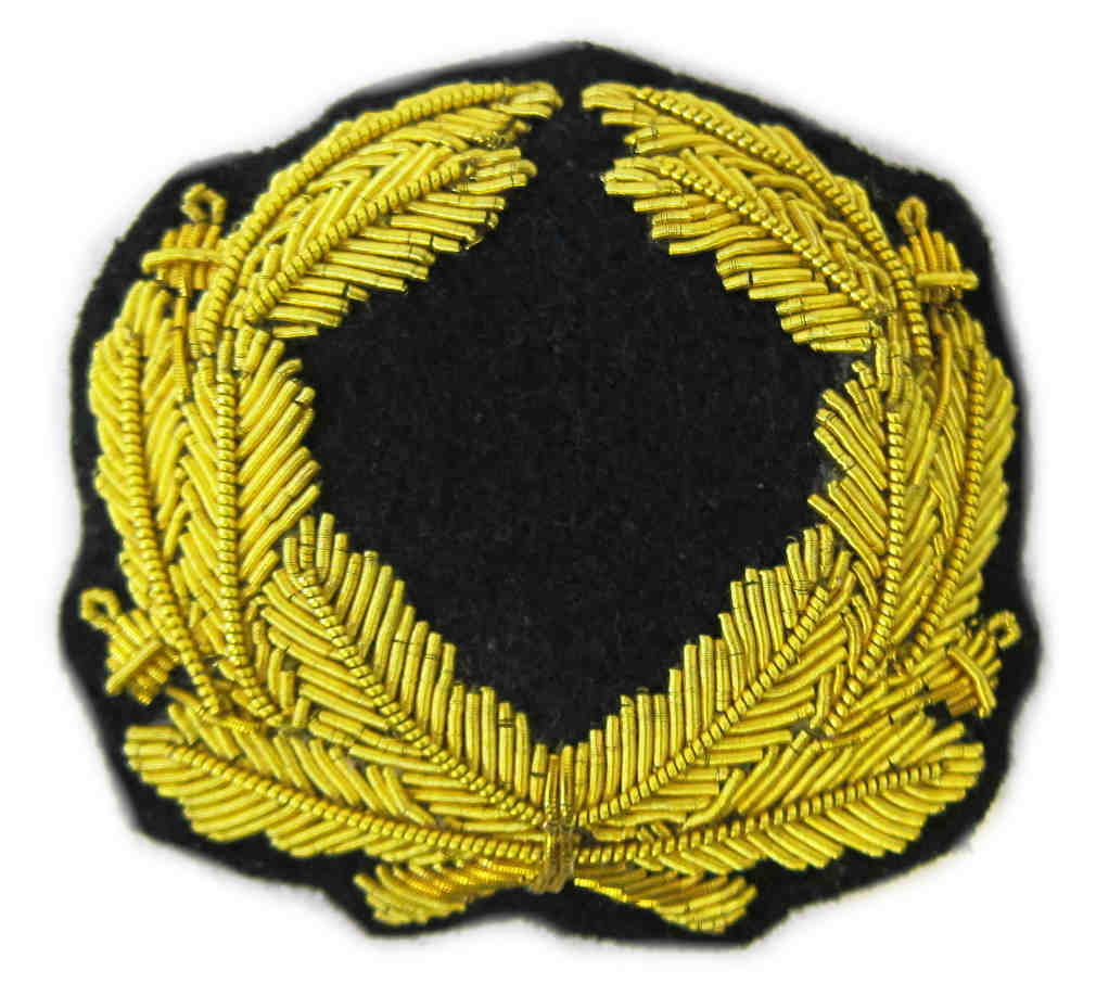 Marine Hitler Youth Leader Cap Badge Wreath - New