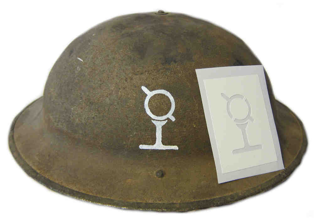 WW2 Popskis Private Army Helmet Stencil