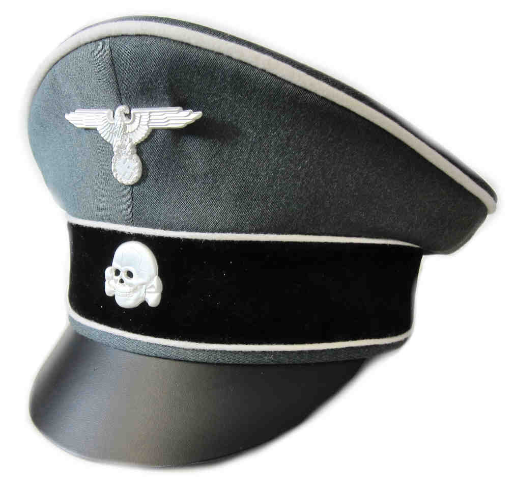 Waffen SS Officers Crusher Cap Gaberdine - New Condition