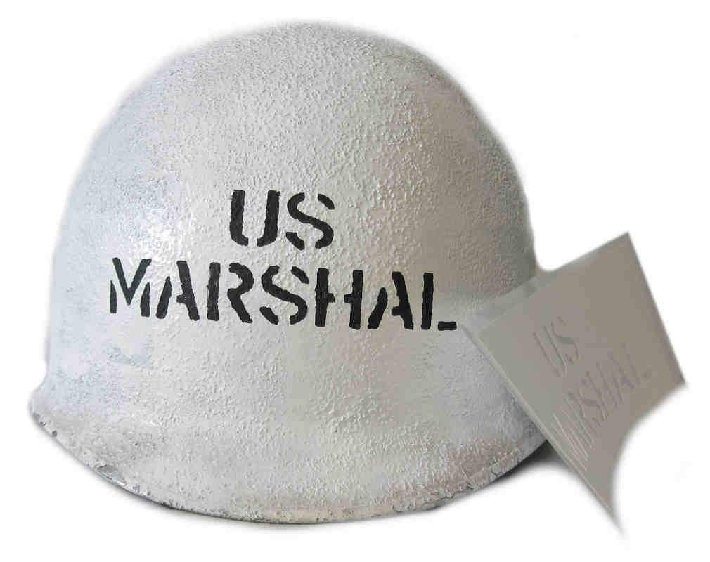 US Marshal Helmet Stencil