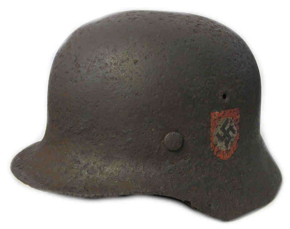 WW2 German Waffen SS M40 Double Decal Helmet - Refurbishment