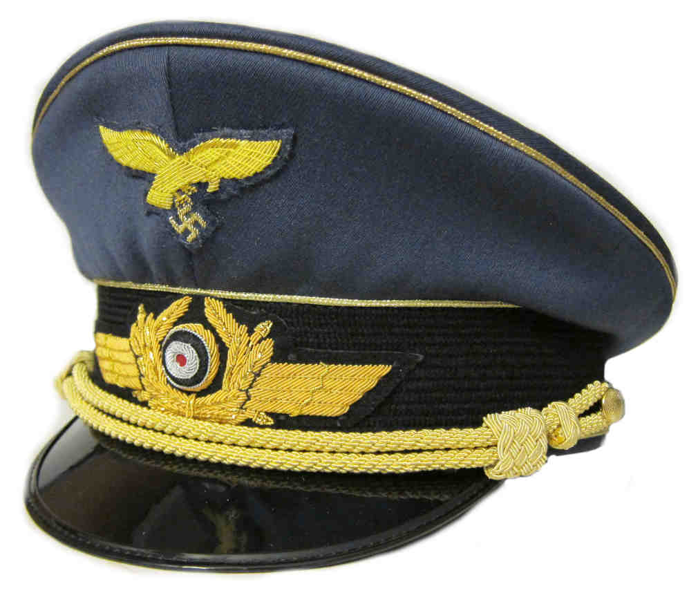 Luftwaffe Generals Peaked Visor Cap Gaberdine - New