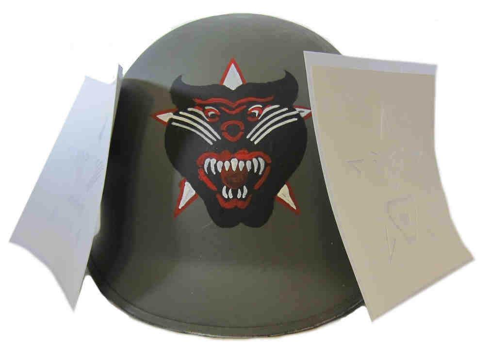 ARVN Rangers Helmet Stencil - Vietnam War