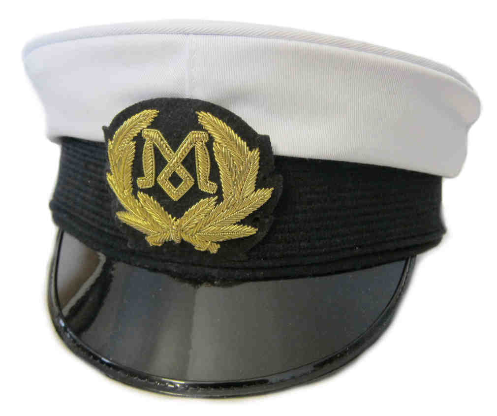 Marconi Radio Officers Cap - Blue with removable white top - New