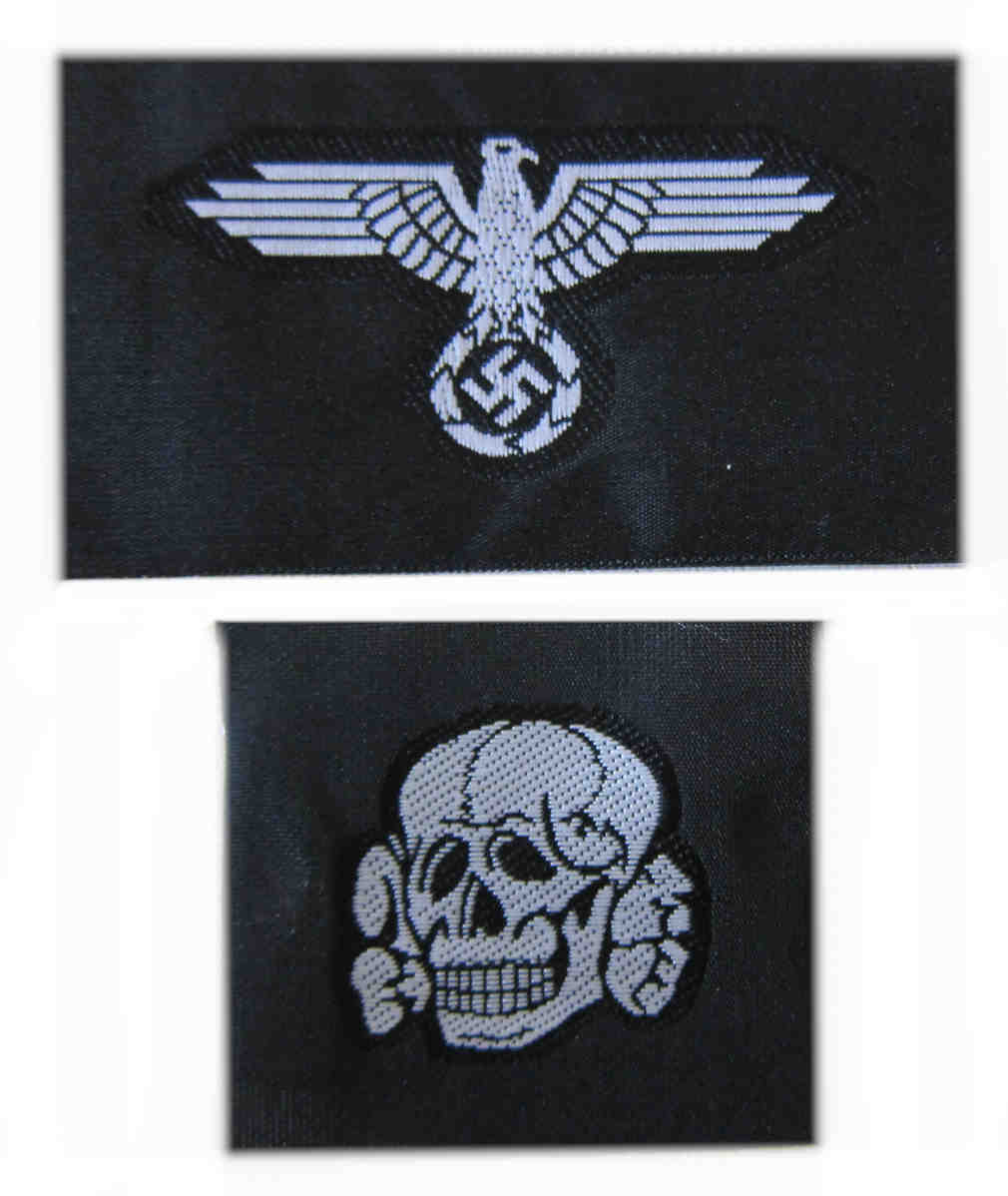 Waffen SS BeVo Cap Eagle & Skull