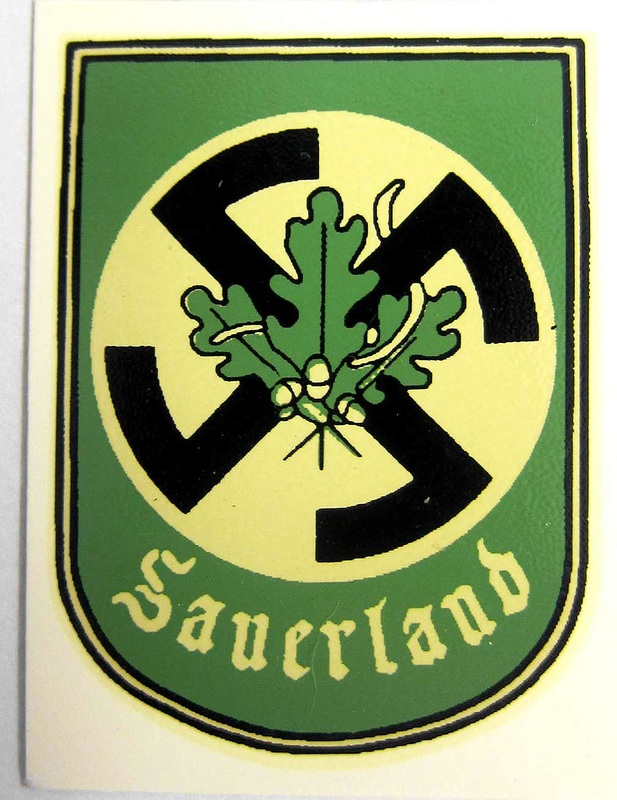 WW2 German Freikorps Sauerland Decal