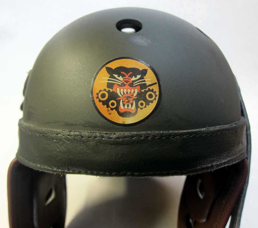 WWII  Helmet Decal USA Tank Destroyer Battalions - Antiqued Paper 