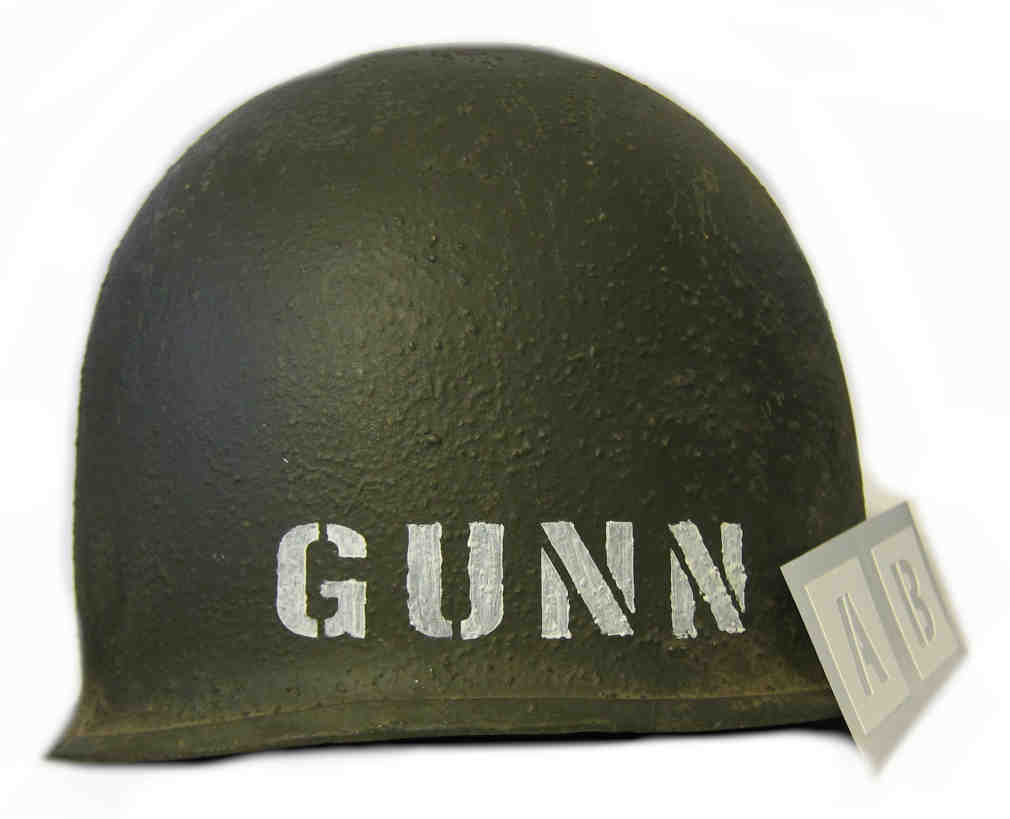 US Alphabet 'Naming' Helmet Stencils WW2 American