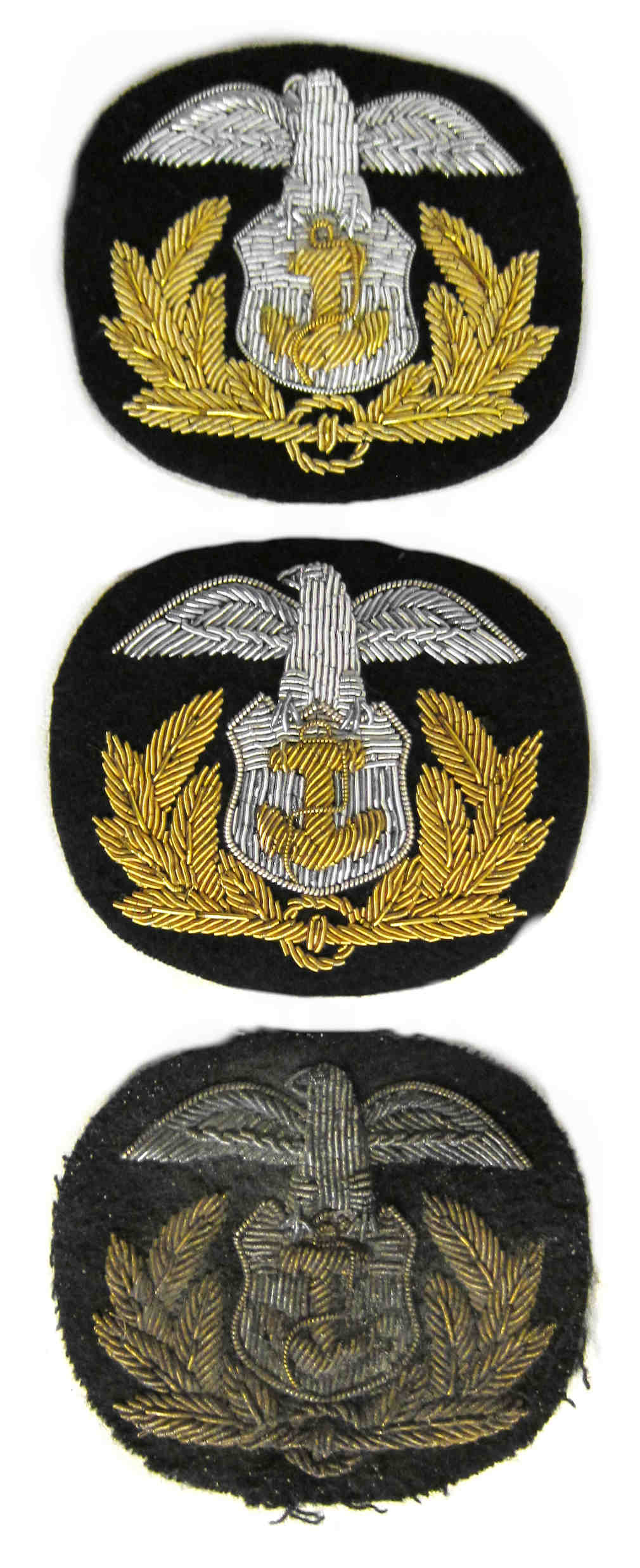 United States Merchant Marine Officers Cap Badge WW2 1943