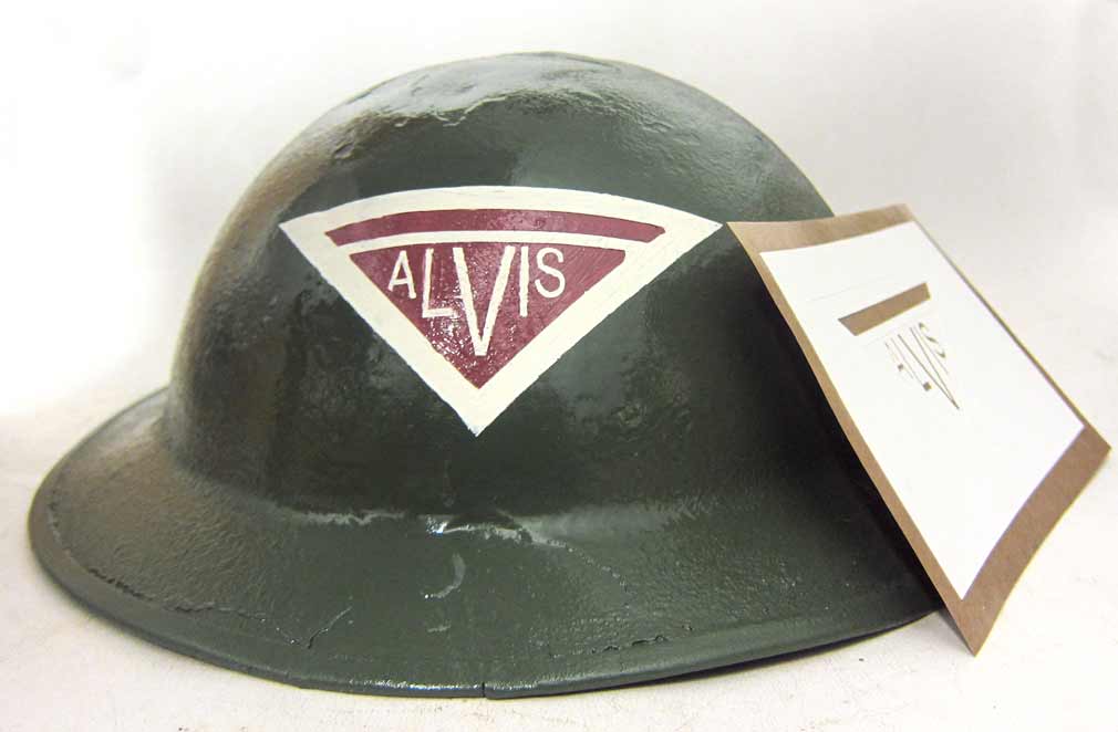British WWII Alvis Helmet Stencil 